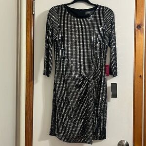 Donna Ricco New York Women’s Dress size 2   Black and silver